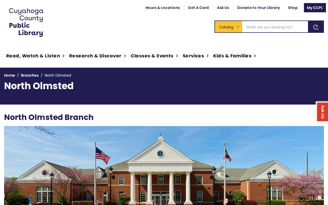 North Olmsted city directory research at the North Olmsted Branch