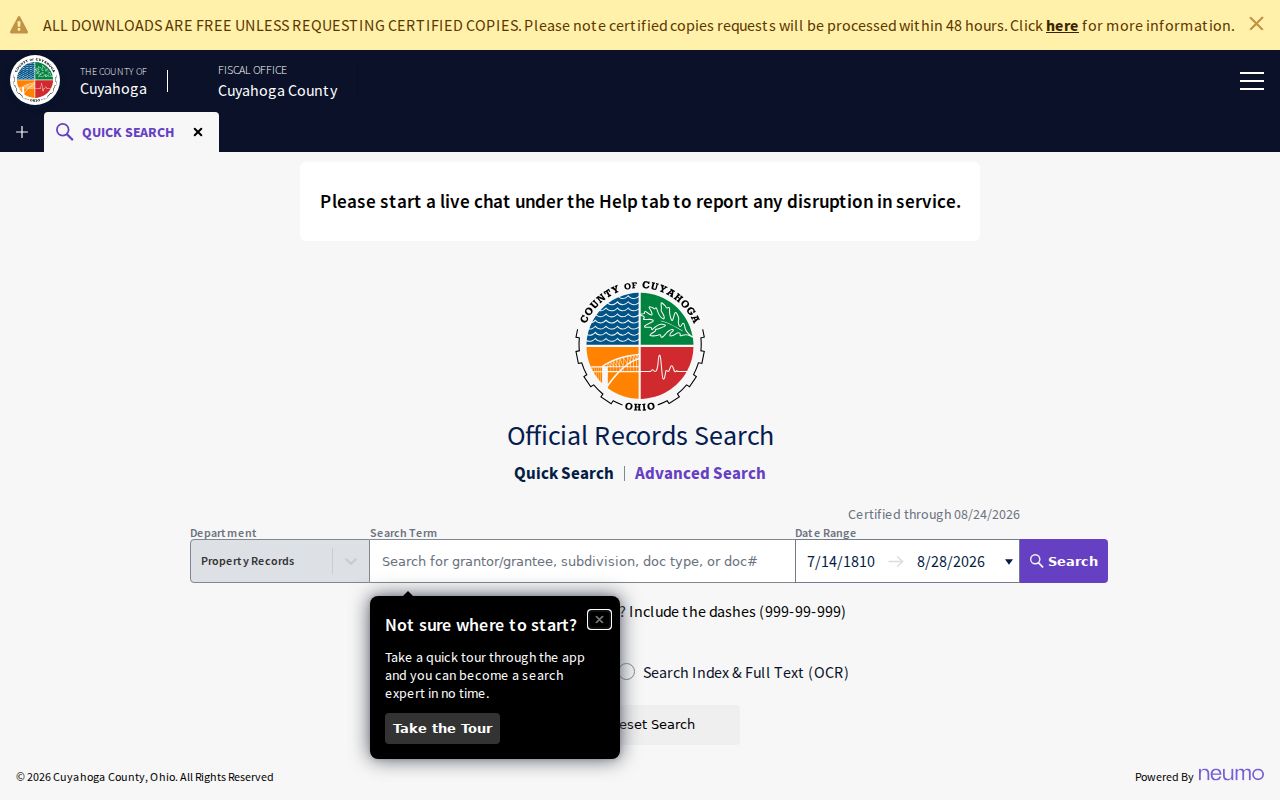 North Olmsted residents directory Cuyahoga official records search